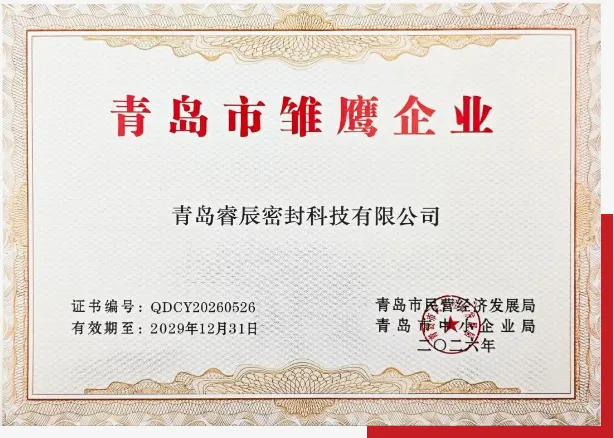 Qingdao Ruichen Sealing Technology Co., Ltd. on valittu vuoden 2026 Qingdaon 